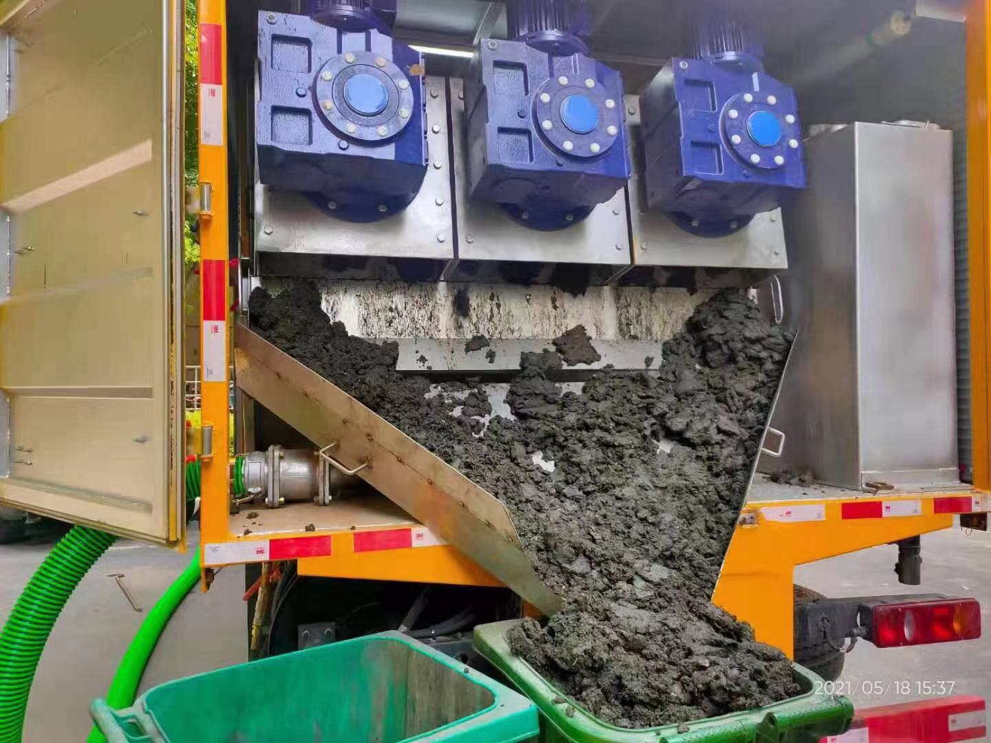 沉湖管委会化粪池清掏城市维护站-泥浆净化干湿分离处理