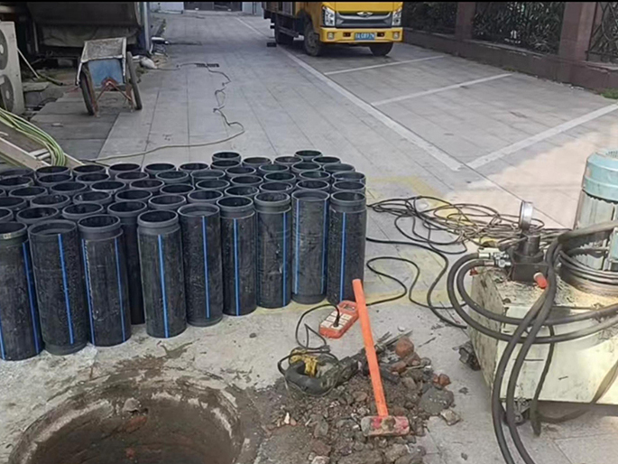 沉湖管委会PE置换管厂家 DN315置换管 非开挖管短管置换